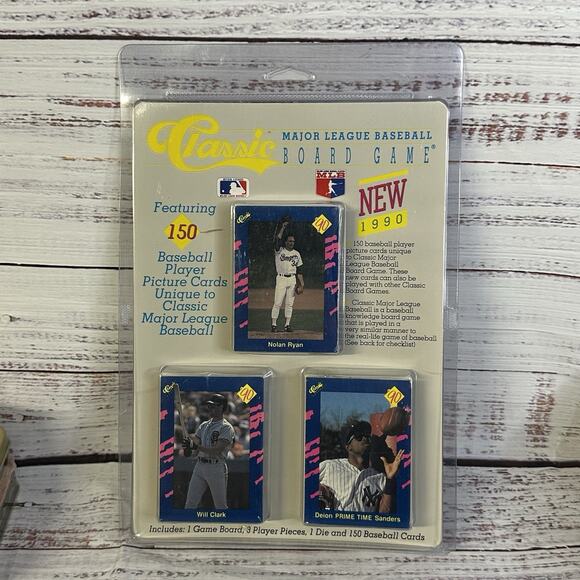 1990 Classic Game Cards Deion PRIME TIME Sanders Rookie Baseball Card New Sealed - Picture 1 of 7